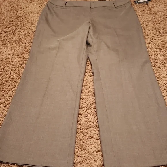 NWT Apt. 9 Heather Taupe Trousers Size 16 Short - Picture 7 of 9